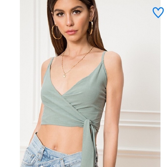 Superdown Kerrie Wrap Top - Picture 1 of 10